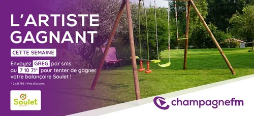Gagnez votre balançoire Soulet dans le "Big Show" entre 16h et 20h
