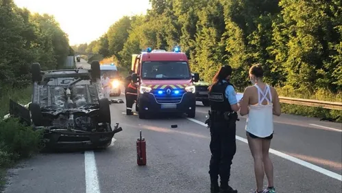 Collision voiture moto