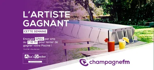 Gagnez votre piscine avec Alice's Garden