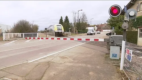 Un passage à niveau bloqué