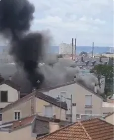 Incendie à Reims