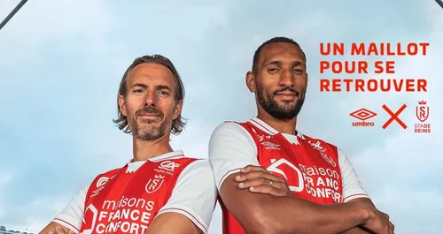 Le Stade de Reims dévoile son nouveau maillot domicile