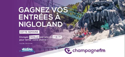 Gagnez vos entrées à Nigloland sur Champagne FM