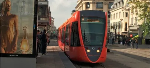 Reprise de la circulation du tram à Reims