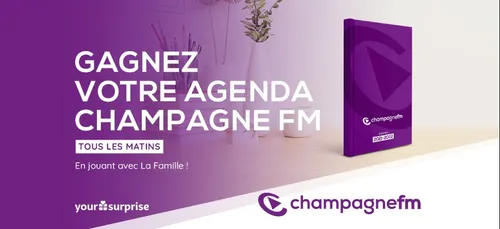 Gagnez votre agenda Champagne FM