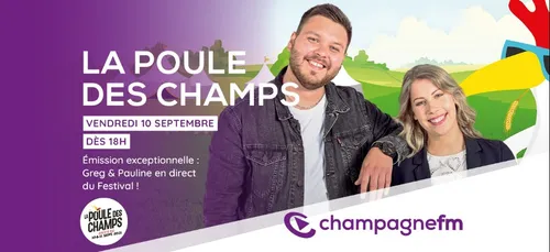 "La Bulle Champagne FM" en direct du festival de La Poule des...