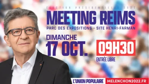 Jean-Luc Mélenchon choisit Reims pour lancer sa campagne