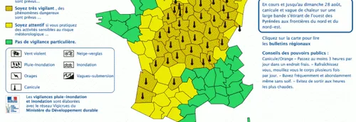 La région toujours en alerte canicule