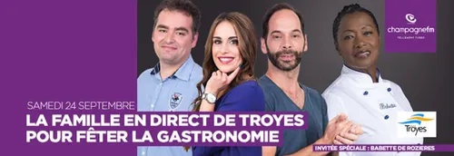 La Famille à Troyes pour la fête de la gastronomie