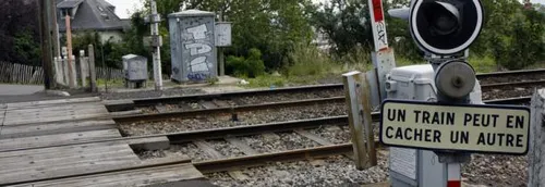 Accident mortel à un passage à niveau