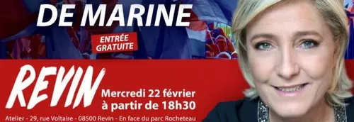 Marine Le Pen dans les Ardennes