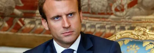 Emmanuel Macron à Reims