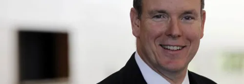 Le Prince Albert II de Monaco en déplacement officiel à...Jonchery...