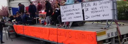 Les forains manifestent à Reims