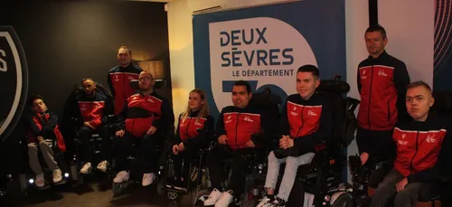 L'équipe de France de foot-fauteuil en stage à Niort