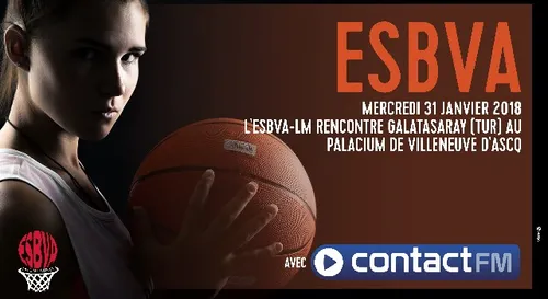 GAGNEZ VOS PLACES POUR L'ESBVA-LM / GALATASARAY (TUR)