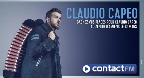 Gagnez vos places pour Claudio Capéo au Zénith d'Amiens