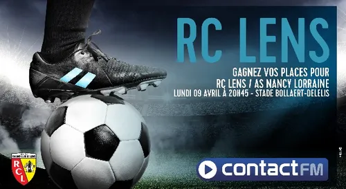 GAGNEZ VOS PLACES POUR LE MATCH RC LENS / AS NANCY LORRAINE