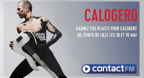 Gagnez vos places pour le concert de Calogero à Lille