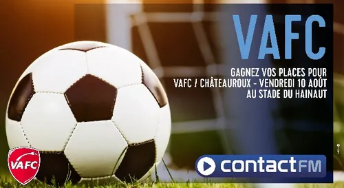 GAGNEZ VOS PLACES POUR LE MATCH VAFC - CHÂTEAUROUX