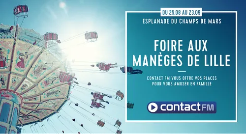 Gagnez vos places pour la Foire aux Manèges de Lille