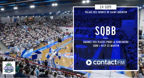 GAGNEZ VOS PLACES POUR LE MATCH SQBB - RECY ST-MARTIN