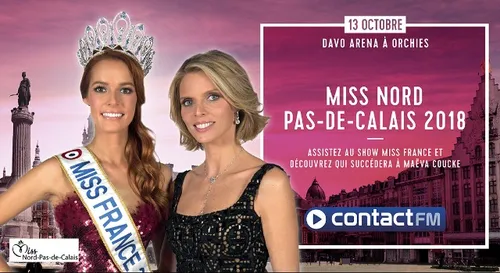 GAGNEZ VOS PLACES POUR L'ELECTION DE MISS NORD PAS DE CALAIS 2018