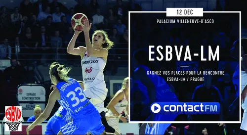 GAGNEZ VOS PLACES POUR LE MATCH ESBVA - PRAGUE