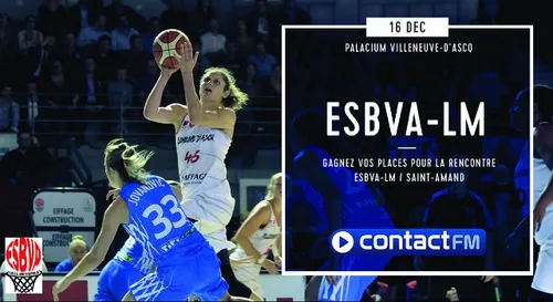 GAGNEZ VOS PLACES POUR LE MATCH ESBVA - ST AMAND
