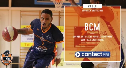 GAGNEZ VOS PLACES POUR LE MATCH BCM - PAU-LACQ-ORTHEZ
