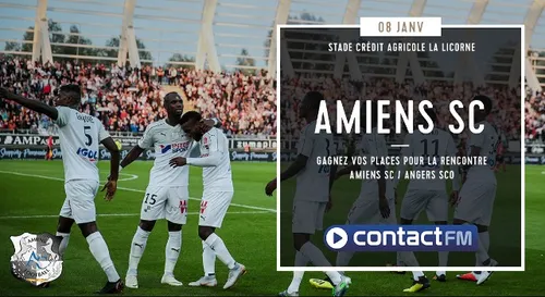 GAGNEZ VOS PLACES POUR LE MATCH AMIENS SC - ANGERS SCO