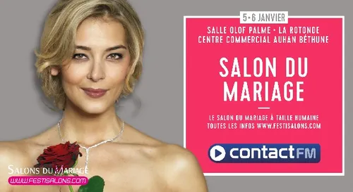 GAGNEZ VOS INVITATIONS POUR LES SALONS DU MARIAGE DE BETHUNE