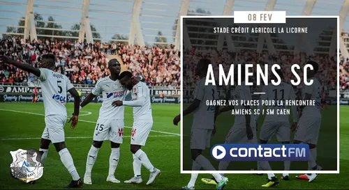 GAGNEZ VOS PLACES POUR LE MATCH AMIENS SC - SM CAEN