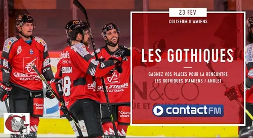 GAGNEZ VOS PLACES POUR LE MATCH LES GOTHIQUES D'AMIENS - ANGLET