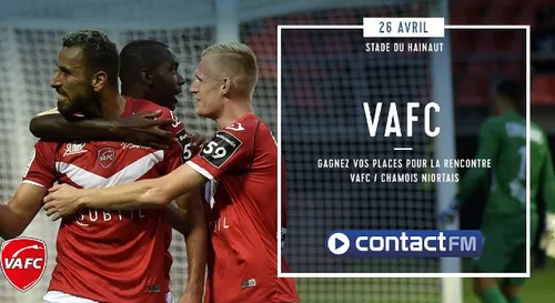 GAGNEZ VOS PLACES POUR LE MATCH VAFC / CHAMOIS NIORTAIS
