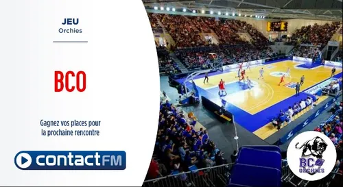 GAGNEZ VOS INVITATIONS POUR LE PROCHAIN MATCH DU BCO