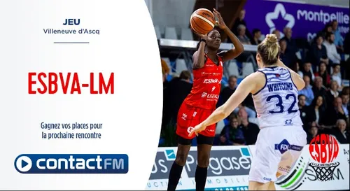 GAGNEZ VOS PLACES POUR LA PROCHAINE RENCONTRE DE L'ESBVA