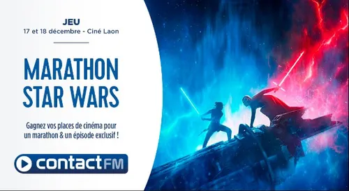 GAGNEZ VOS PLACES DE CINÉMA POUR LE MARATHON STAR WARS AU CINÉ LAON