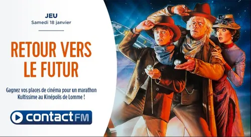 GAGNEZ VOS PLACES POUR LE MARATHON "RETOUR VERS LE FUTUR" AU...