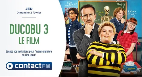 GAGNEZ VOS PLACES POUR L'AVANT-PREMIÈRE DE DUCOBU 3 AU CINÉ LAON