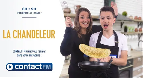 GAGNEZ DES CRÊPES POUR TOUTE VOTRE ENTREPRISE AVEC CONTACT FM !