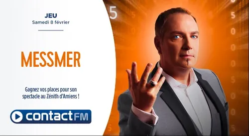 GAGNEZ VOS PLACES POUR LE SPECTACLE DE MESSMER AU ZÉNITH D'AMIENS