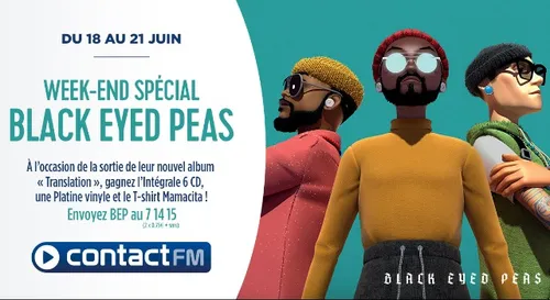 GAGNEZ VOTRE KIT BLACK EYED PEAS SUR CONTACT FM !