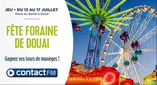 GAGNEZ VOS TOURS DE MANÈGES POUR LA FÊTE FORAINE DE DOUAI SUR...