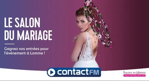 GAGNEZ VOS ENTRÉES POUR LE SALON DU MARIAGE DE LOMME !