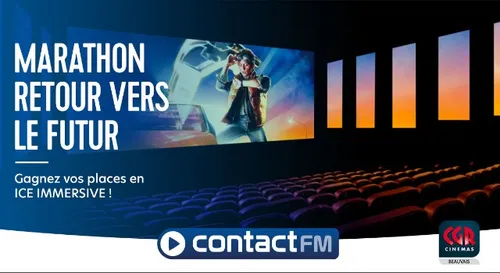 GAGNEZ VOS PLACES POUR LE MARATHON "RETOUR VERS LE FUTUR" EN ICE...