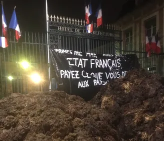 Les agriculteurs de l'Oise réclament que l'Etat règle ses dettes