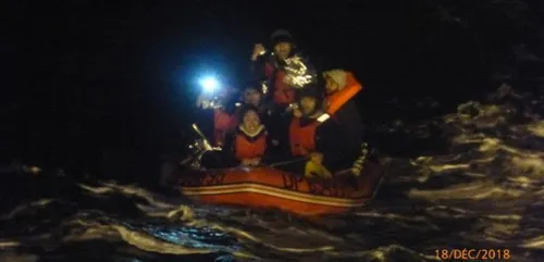 9 migrants récupérés au large d'Oye-Plage dans la nuit