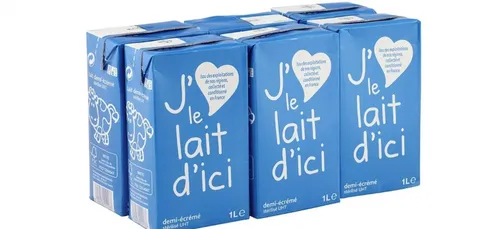 Rappel de lait contaminé par du détergent