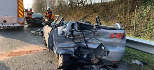 Grave accident de la route ce lundi matin dans l'Oise